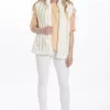 JAYLEY Cream Faux Fur Gilet