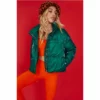 JAYLEY Iridescent Puffer Jacket