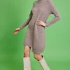 JAYLEY Mocha Pure Cashmere Dress