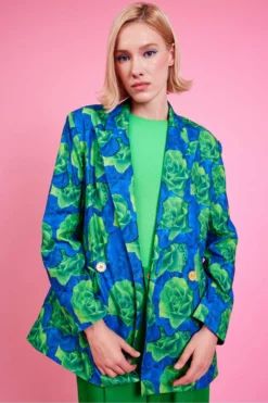 JAYLEY Rose Abstract Blazer
